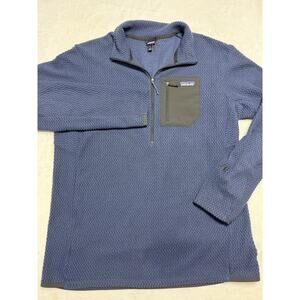 Patagonia Recycled Polyester R1 Air Zip-Neck XL New Navy Khaki Coded Gorpcore